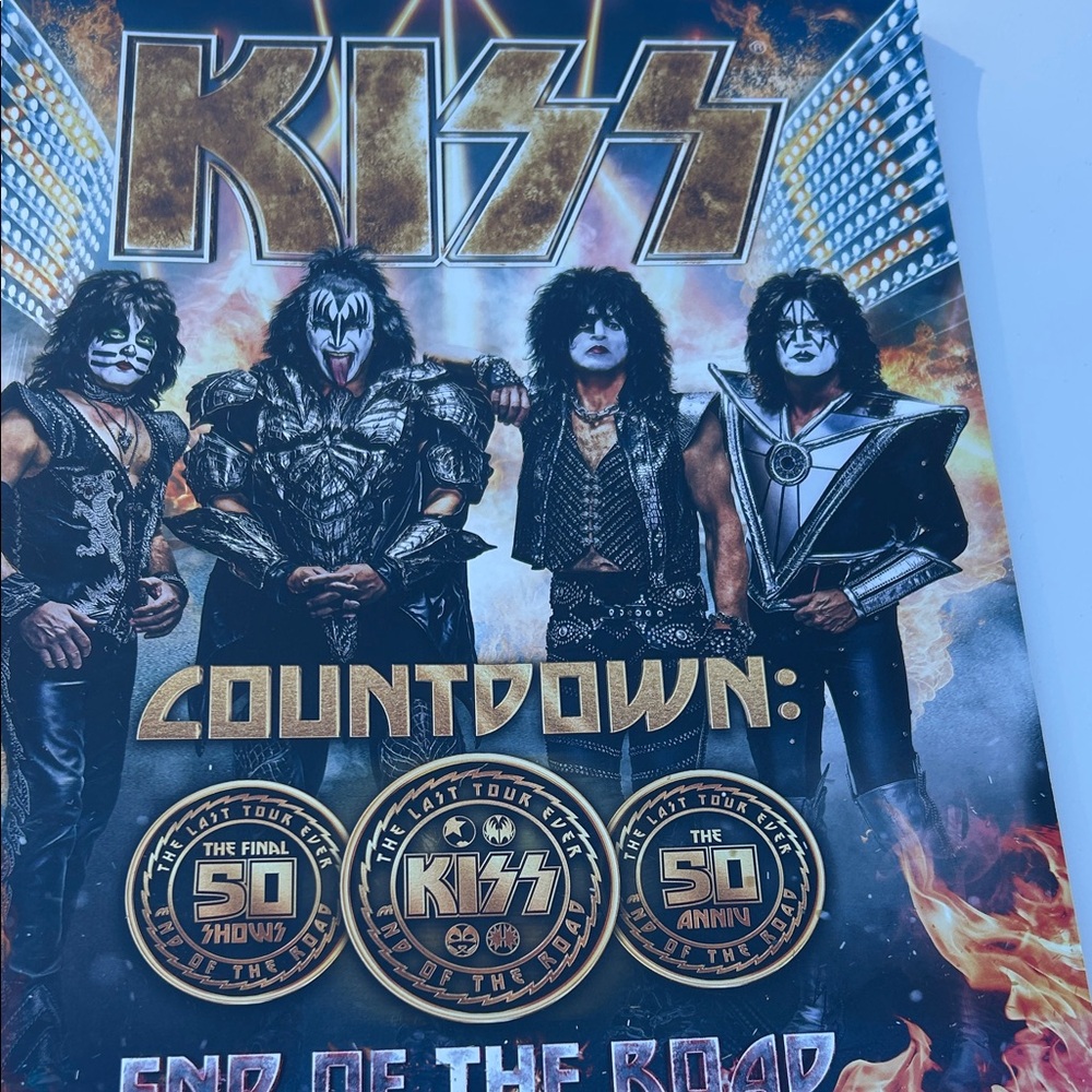 KISS Countdown Trading Cards - Gold and Black